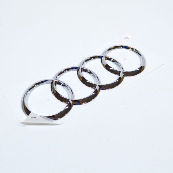 NEW AUDI A3 8V REAR TRUNK EMBLEM BADGE CHROME RINGS 8V4853742 2ZZ - Image 6