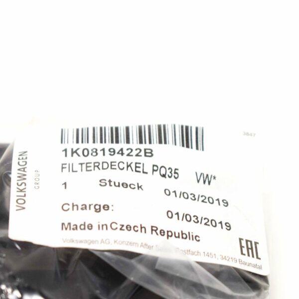 NEW AUDI A3 8P AIR CABIN FILTER BRACKET 1K0819422B 2009 - Image 6