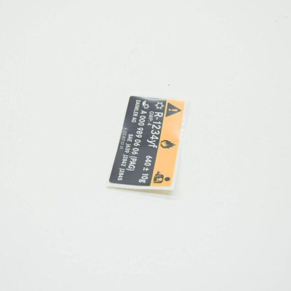 NEW MERCEDES-BENZ S W222 INFORMATION LABEL A2228170220 ORIGINAL - Image 4