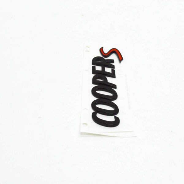 NEW MINI F56 REAR COOPER S EMBLEM BADGE 51142465245 2465245 - Image 4