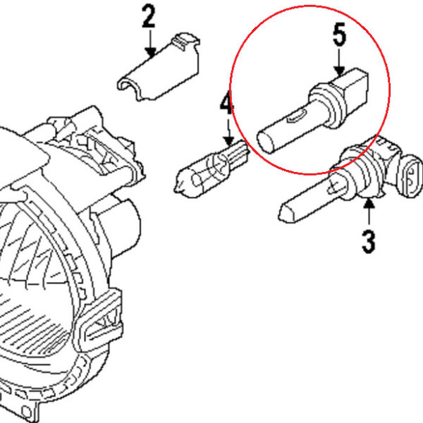 NEW BMW 3 E46 PARKING LIGHT BULB SOCKET 63128380205 - Image 6