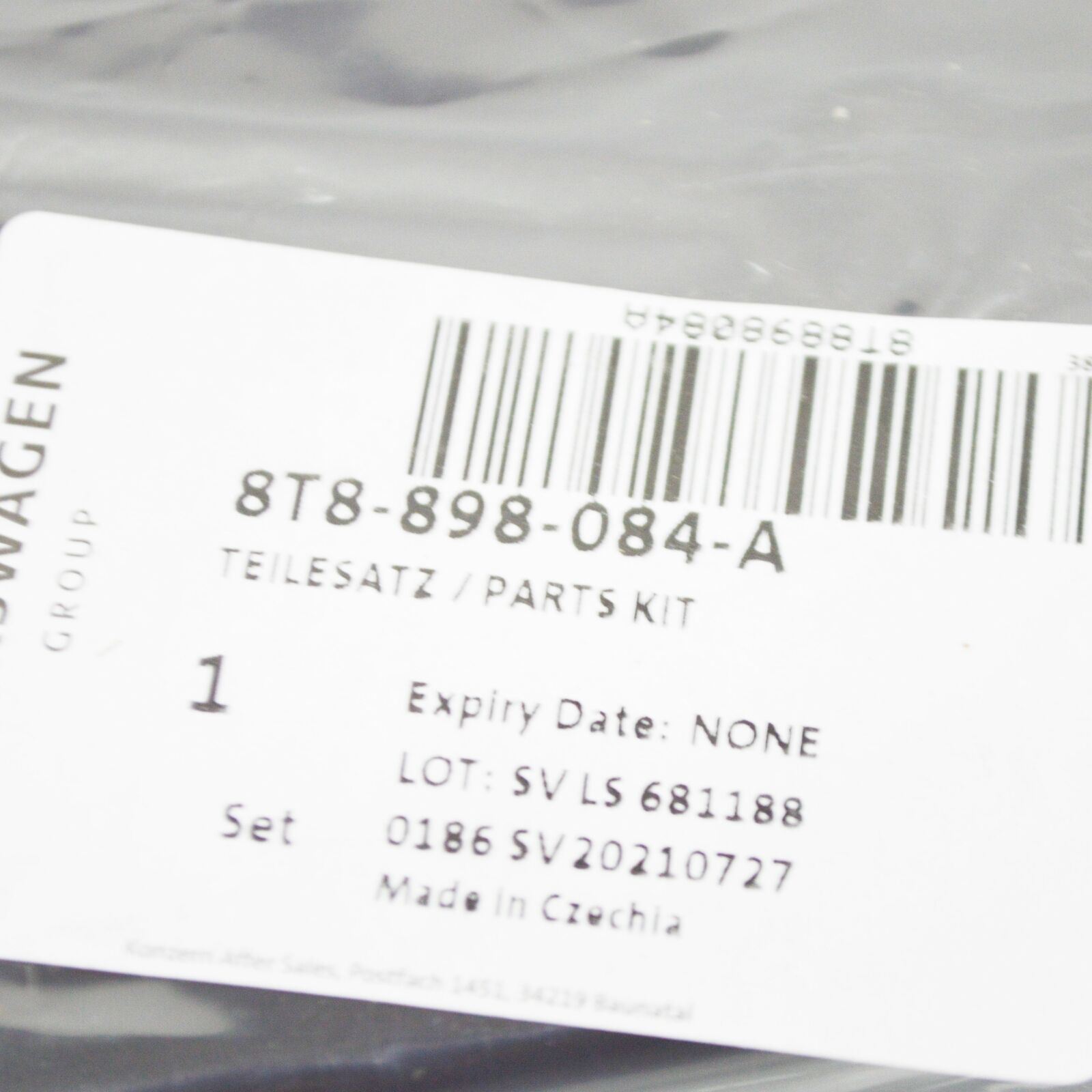 NEW AUDI A5 8T3 PARCEL SHELF SUPPORT REPAIR KIT 8T8898084A 7 NEW AUDI A5 8T3 PARCEL SHELF SUPPORT REPAIR KIT 8T8898084A - Image 7