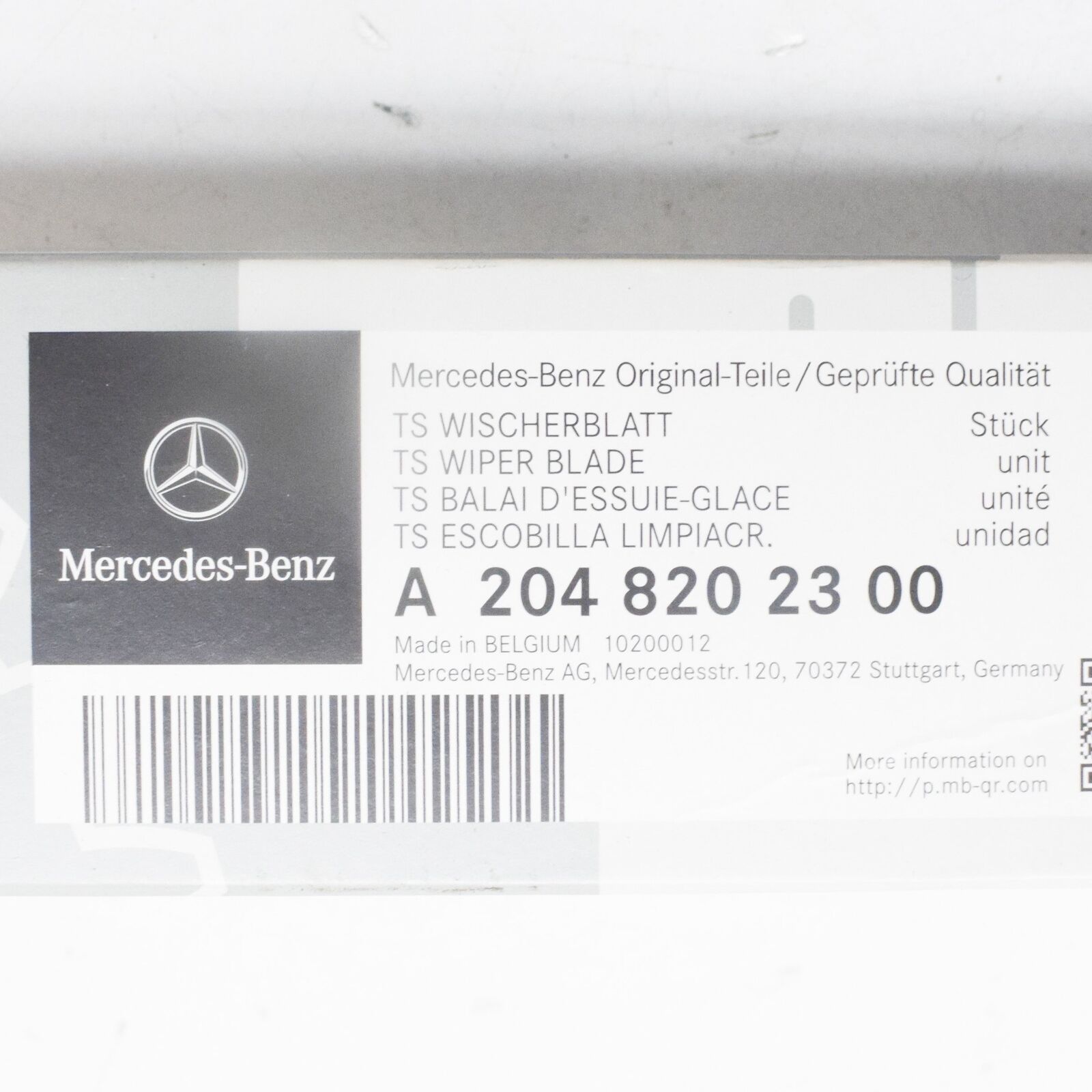 NEW MERCEDES-BENZ C-CLASS W204 FRONT WIPER ARM SET A2048202300 2010 ORIGINAL 5 NEW MERCEDES-BENZ C-CLASS W204 FRONT WIPER ARM SET A2048202300 2010 ORIGINAL - Image 5