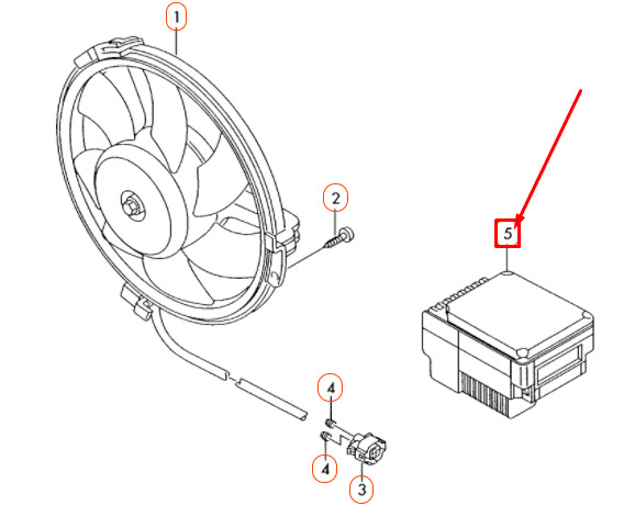 NEW AUDI A4 CONVERTIBLE B6 RADIATOR FAN CONTROL UNIT 8E0959501AH ORIGINAL 5 NEW AUDI A4 CONVERTIBLE B6 RADIATOR FAN CONTROL UNIT 8E0959501AH ORIGINAL - Image 5