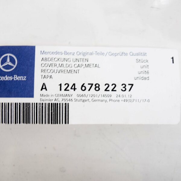 NEW MERCEDES E W124 SEDAN COVER REAR WINDOW PANE BOTTOM A1246782237 - Image 7