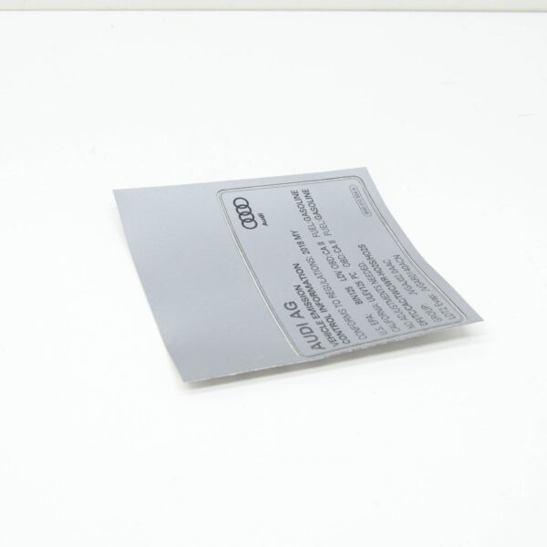 NEW AUDI Q5 FY DATA PLATE 8W0010504H ORIGINAL - Image 5