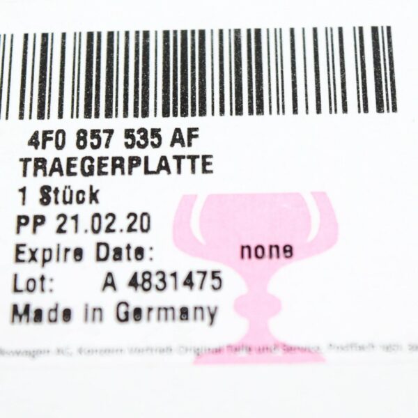 NEW AUDI A3 8P FRONT LEFT DOOR MIRROR GLASS WITH PLATE 4F0857535AF - Image 7