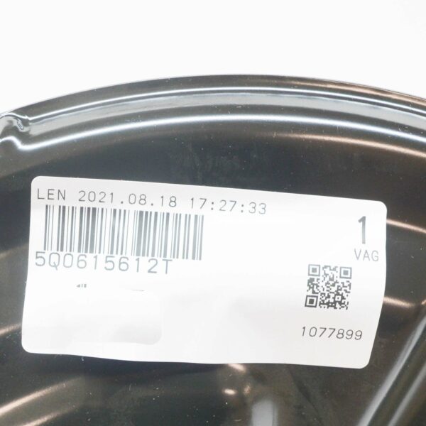 NEW VW GOLF MK7 REAR RIGHT BRAKE DISC PROTECTION COVER PLATE 5Q0615612T - Image 7