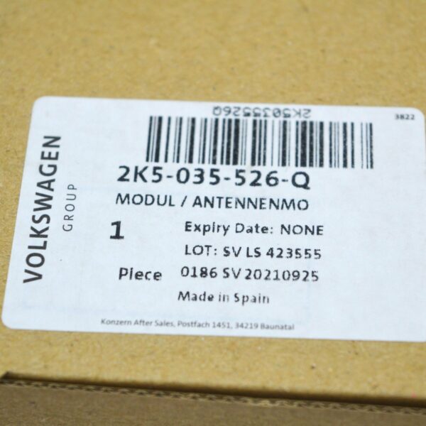 NEW VW CADDY MK3 MIRROR RIGHT AERIAL MODULE WITH BRACKET RHD 2K5035526Q - Image 7
