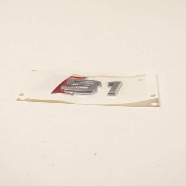 NEW AUDI S1 8X TRUNK LID S1 CHROME BADGE EMBLEM 8X08537352ZZ - Image 7