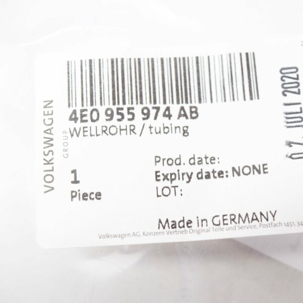 NEW AUDI A8 D3 HEADLIGHT WASHER SYSTEM CORRUGATED PIPE 4E0955974AB - Image 7