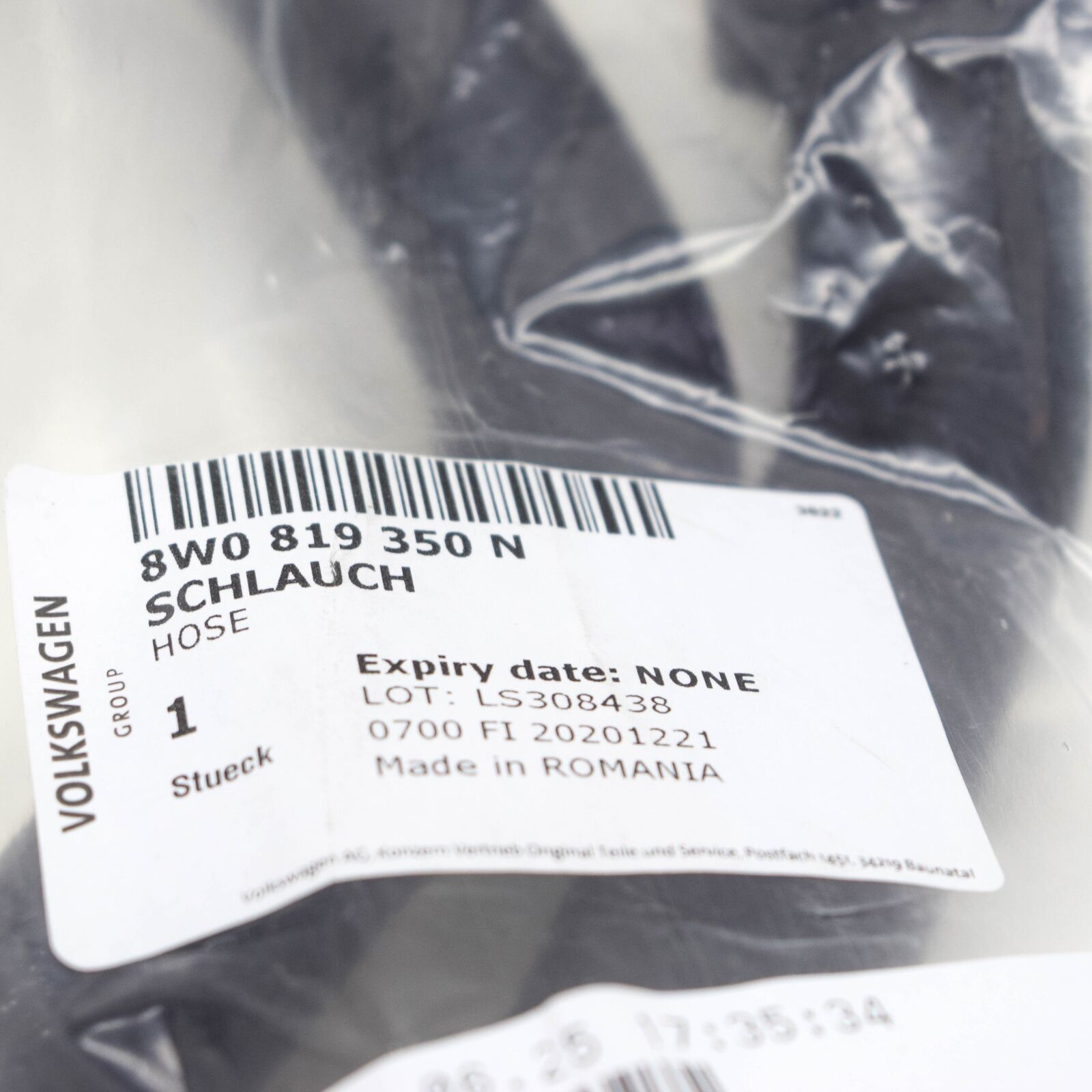 NEW AUDI A4 B9 AVANT ENGINE COOLANT HOSE PIPE 8W0819350N 7 NEW AUDI A4 B9 AVANT ENGINE COOLANT HOSE PIPE 8W0819350N - Image 7