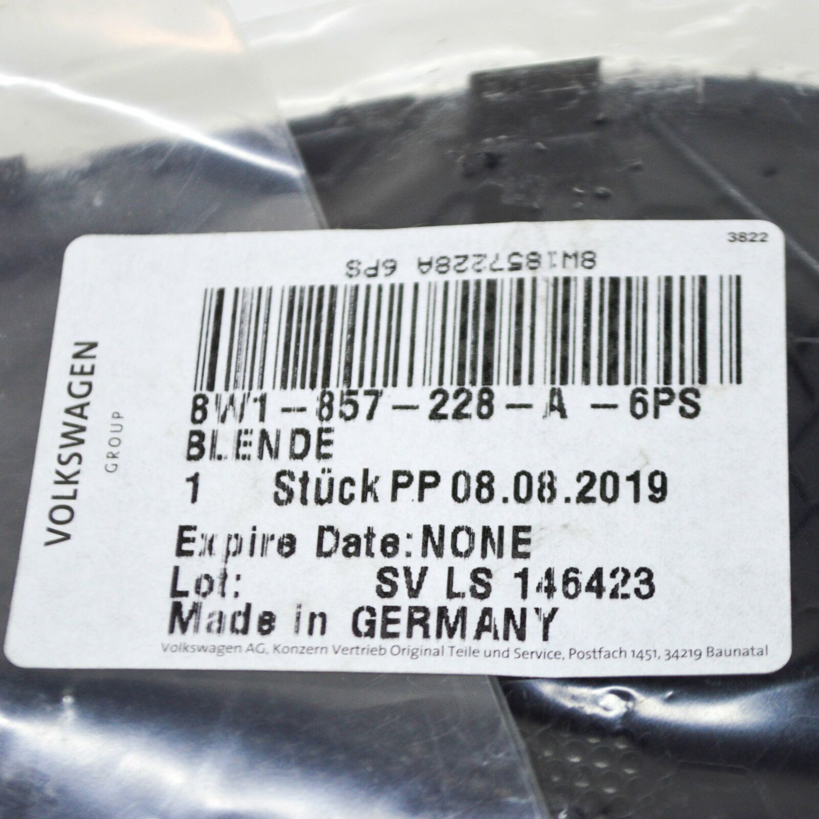 NEW AUDI A5 8W6 FRONT RIGHT DASH LOUDSPEAKER GRILLE LHD 8W1857228A6PS 7 NEW AUDI A5 8W6 FRONT RIGHT DASH LOUDSPEAKER GRILLE LHD 8W1857228A6PS - Image 7