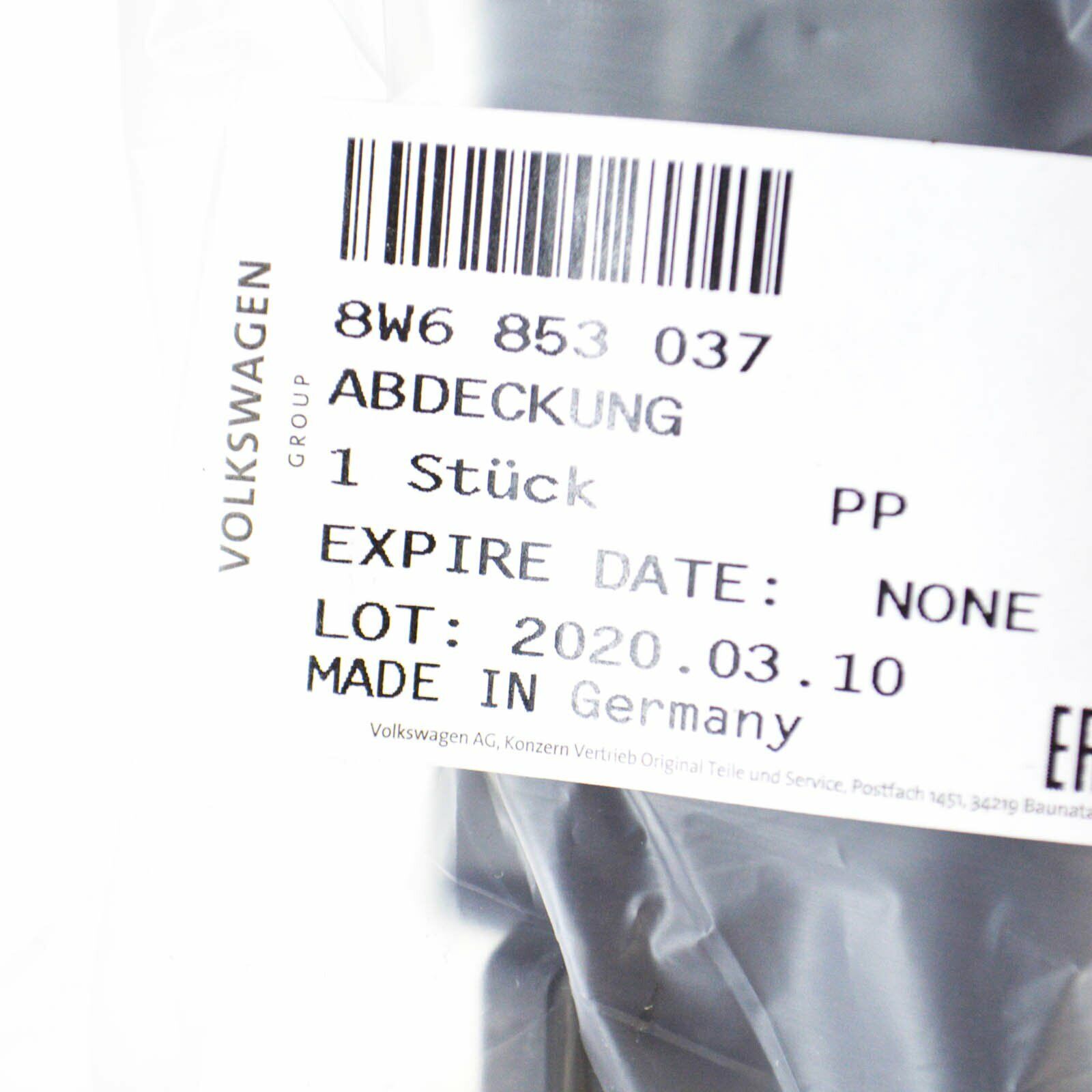 NEW AUDI A5 8W6 FRONT RADIATOR GRILLE UPPER COVER TRIM 8W6853037 7 NEW AUDI A5 8W6 FRONT RADIATOR GRILLE UPPER COVER TRIM 8W6853037 - Image 7