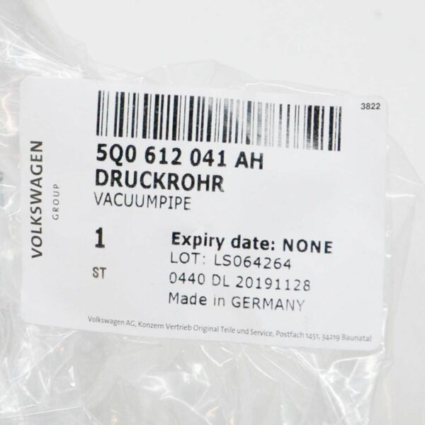 NEW VOLKSWAGEN GOLF MK7 BRAKE SERVO VACUUM PIPE 5Q0612041AH - Image 7