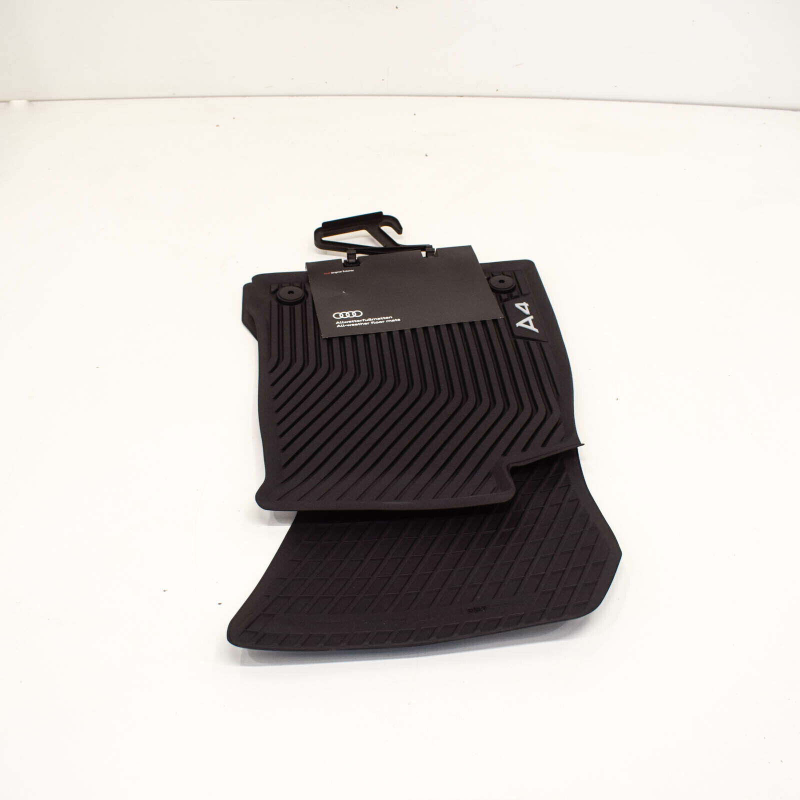 NEW AUDI A4 B9 FRONT ALL WEATHER RUBBER FLOOR MATS 8W1061501041 LHD 7 NEW AUDI A4 B9 FRONT ALL WEATHER RUBBER FLOOR MATS 8W1061501041 LHD - Image 7