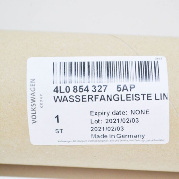 NEW AUDI Q7 4L FRONT LEFT WINDSHIELD WATER DEFLECTOR 4L08543275AP 2015 - Image 7
