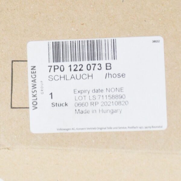 NEW VOLKSWAGEN TOUAREG 7P MK2 COOLANT HOSE WITH VALVE 7P0122073B - Image 7