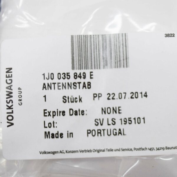 NEW VW BORA 1J2 ANTENNA AERAL MAST 1J0035849E - Image 7
