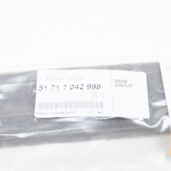 NEW MINI COOPER R50, R53 FRONT PANEL RIGHT GASKET SEAL 51717042998 ORIGINAL - Image 5