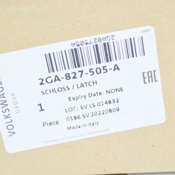 NEW VOLKSWAGEN T-ROC REAR LID LOCK 2GA827505A - Image 7