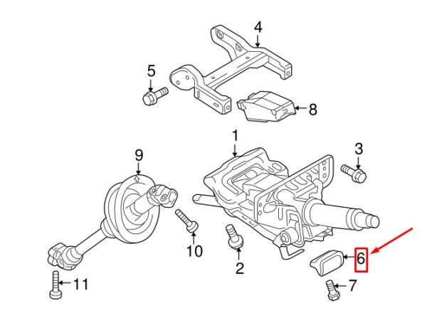 NEW AUDI Q5 8R STEERING COLUMN ADJUSTMENT HANDLE TRIM 8K04193784PK ORIGINAL - Image 5