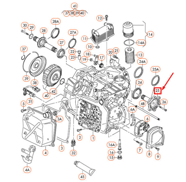 NEW AUDI A3 8P GEARBOX LEFT FLANGED SHAFT 02E409343D ORIGINAL - Image 5