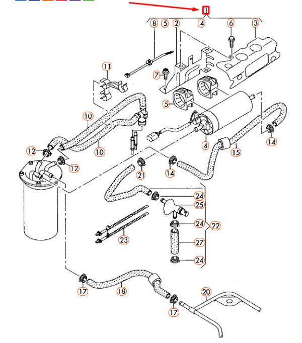NEW AUDI A3 8P FUEL PUMP 5N0906129B ORIGINAL - Image 5