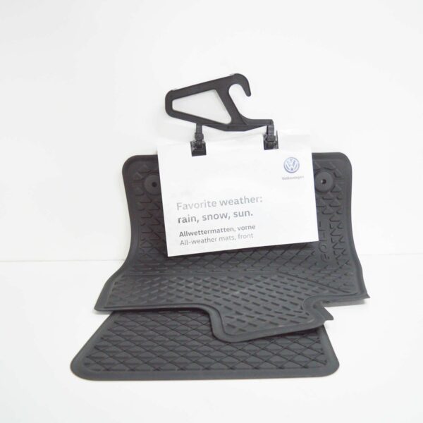 NEW VW GOLF VII MK7 FRONT FLOOR MATS LHD ALL WEATHER 5G1061502A 82V - Image 7
