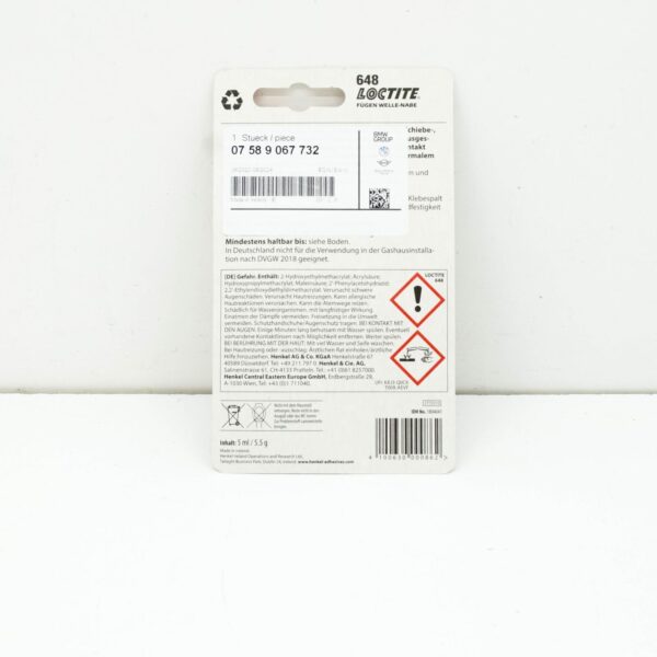 NEW BMW M3 F80 DRIVE SHAFT ADHESIVE 07589067732 ORIGINAL - Image 5