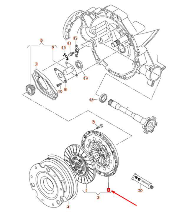 NEW AUDI A4 B8 CLUTCH PRESSURE PLATE 0B2141117A - Image 7