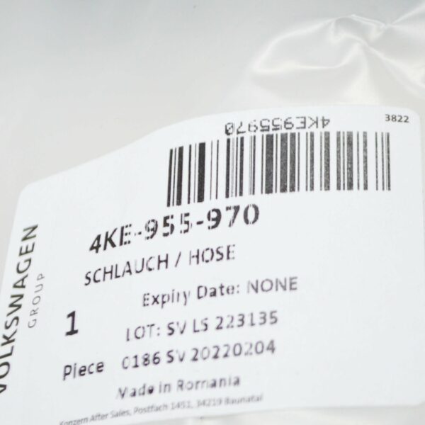NEW AUDI E-TRON GEN FRONT HEADLIGHT WASHER HOSE 4KE955970 - Image 8