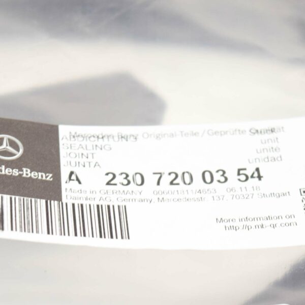 NEW MERCEDES-BENZ SL R230 FRONT LEFT DOOR BONDED SEAL A2307200354 ORIGINAL - Image 6