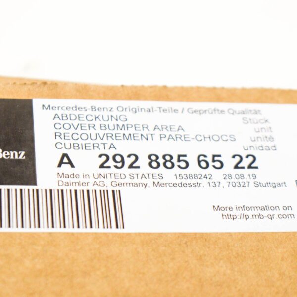 NEW MERCEDES-BENZ GLE C292 FRONT LEFT WHEEL ARCH COVER A2928856522 ORIGINAL - Image 6