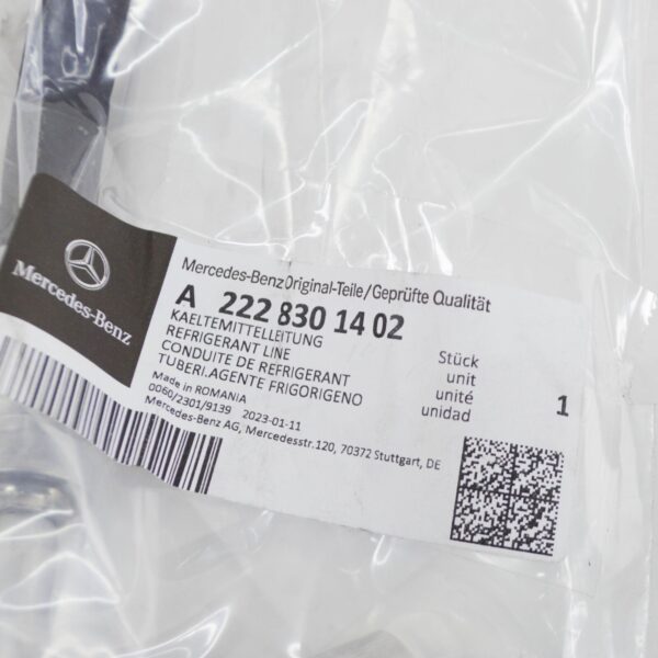 NEW MERCEDES-BENZ S W222 A/C REFRIGERANT LINE A2228301402 ORIGINAL - Image 6