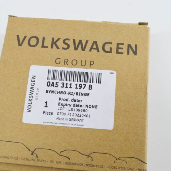 NEW AUDI Q3 F3 1./2. GEAR SYNCHRO RINGS SET 0A5311197B ORIGINAL - Image 6