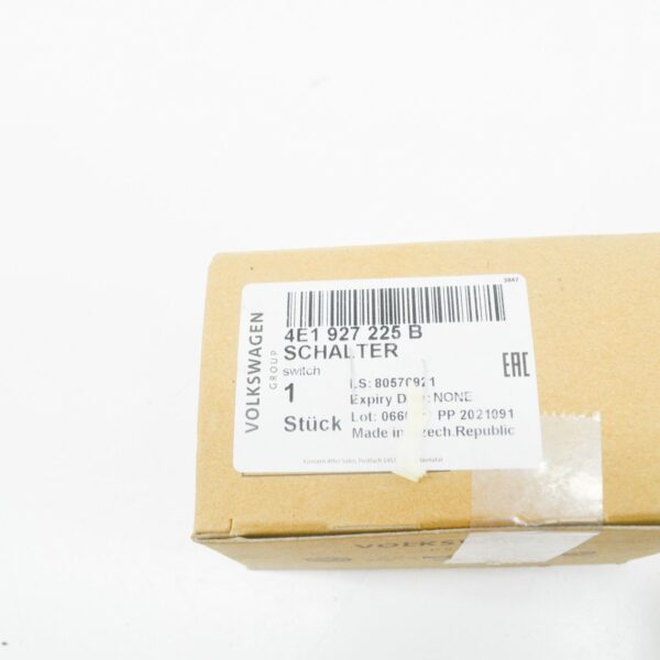 NEW AUDI A8 D3 ELECTROMECHANICAL PARKING BRAKE SWITCH LHD 4E1927225B - Image 8