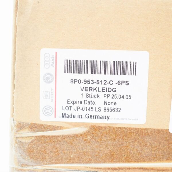 NEW AUDI A3 8P STEERING COLUMN LOWER COVER 8P0953512C6PS - Image 8