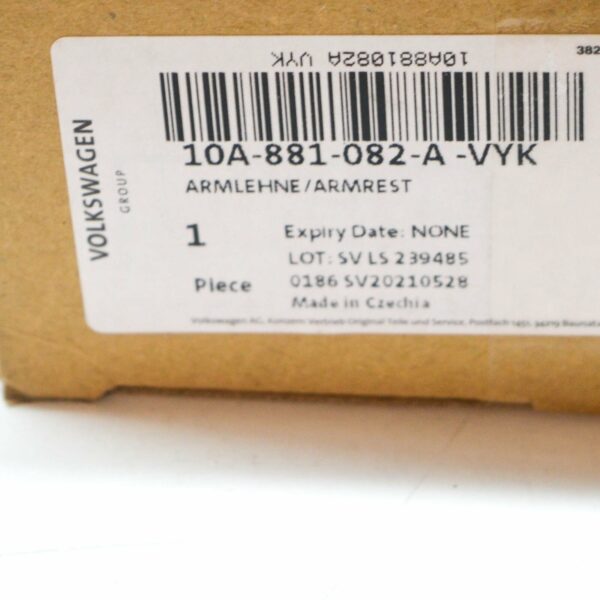 NEW VOLKSWAGEN ID.3 E11 FRONT RIGHT SEAT ARMREST 10A881082AVYK - Image 8