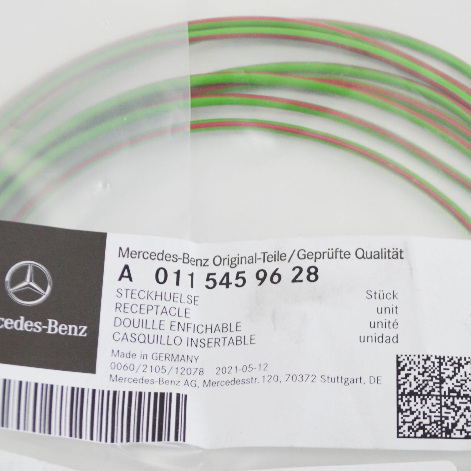 NEW MERCEDES-BENZ E W124 OXYGEN SENSOR PIN BUSHING A0115459628 ORIGINAL 6 NEW MERCEDES-BENZ E W124 OXYGEN SENSOR PIN BUSHING A0115459628 ORIGINAL - Image 6