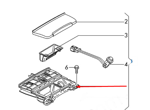 NEW AUDI A4 B8 FRONT CONSOLE ASHTRAY 8K0857951CV10 8K0857951C V10 8 NEW AUDI A4 B8 FRONT CONSOLE ASHTRAY 8K0857951CV10 8K0857951C V10 - Image 8