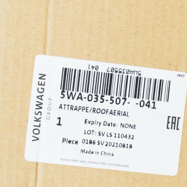 NEW VOLKSWAGEN GOLF ESTATE MK8 ROOF AERIAL DUMMY 5WA035507041 - Image 8