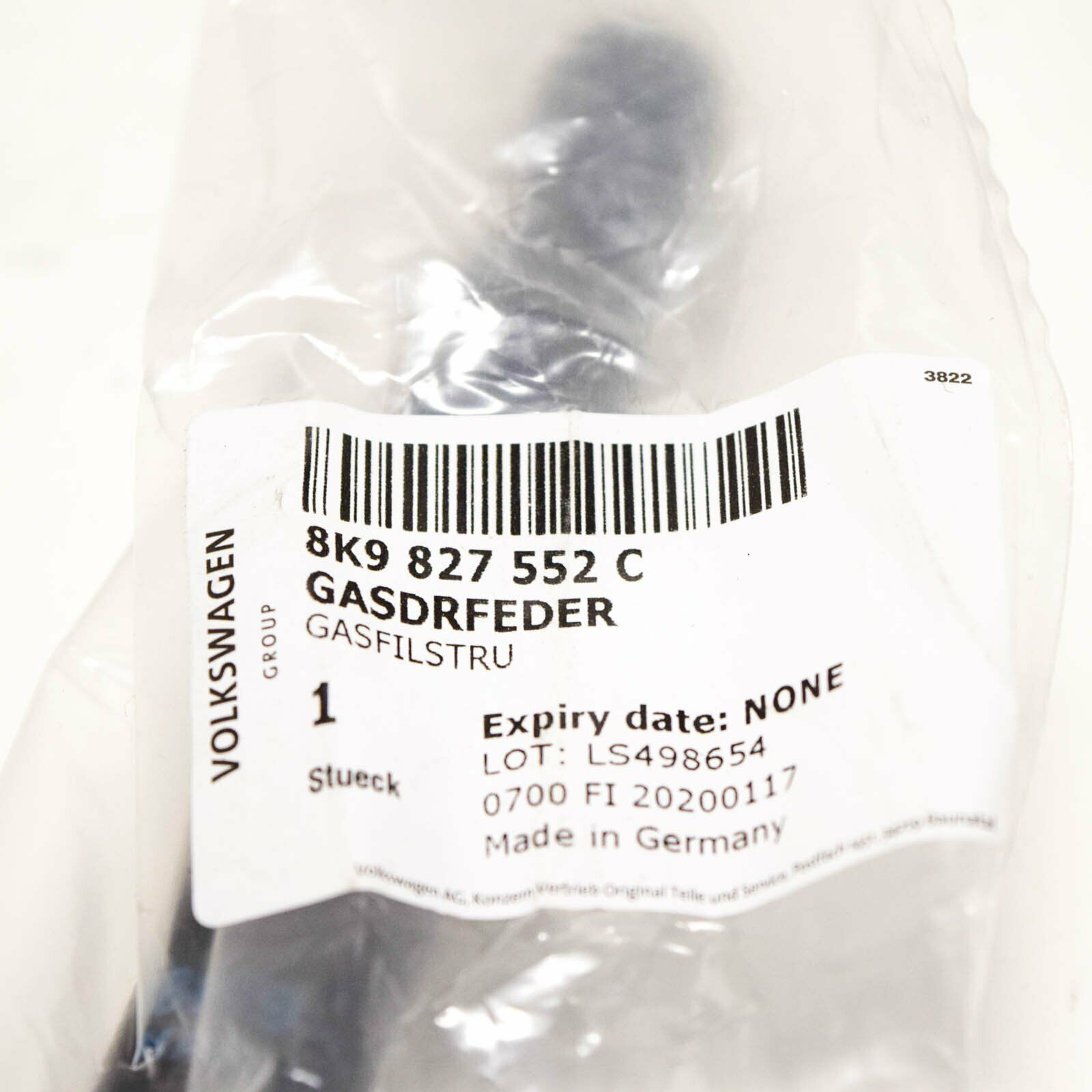 NEW AUDI A4 B8 REAR TAILGATE LEFT GAS STRUT 8K9827552C 8 NEW AUDI A4 B8 REAR TAILGATE LEFT GAS STRUT 8K9827552C - Image 8