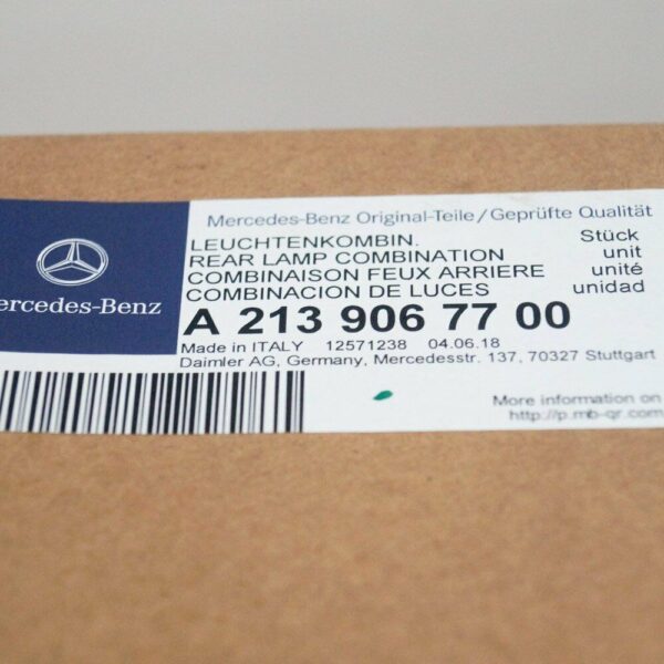 NEW MERCEDES BENZ E S213 REAR LEFT TAILLIGHT A2139067700 ORIGINAL - Image 6