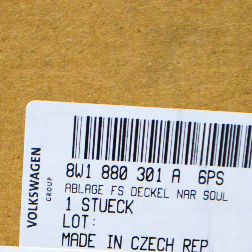 NEW AUDI A4 B9 FRONT LEFT PANEL STORAGE COMPARTMENT LHD 8W1880301A6PS ORIGINAL 6 NEW AUDI A4 B9 FRONT LEFT PANEL STORAGE COMPARTMENT LHD 8W1880301A6PS ORIGINAL - Image 6