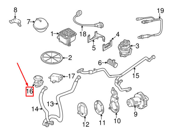 NEW AUDI A8 D3 4E LEFT EGR VALVE 078131101AG ORIGINAL - Image 6