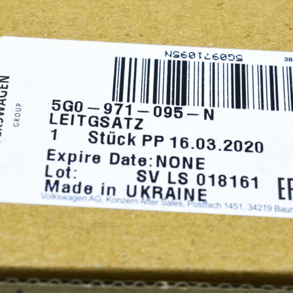 NEW VOLKSWAGEN GOLF 5G MK7 FRONT PARKING AID WIRING HARNESS 5G0971095N - Image 8