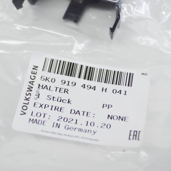 NEW VW GOLF VI 5K MK6 FRONT RIGHT PARKING SENSOR BRACKET 5K0919494H041 ORIGINAL - Image 6