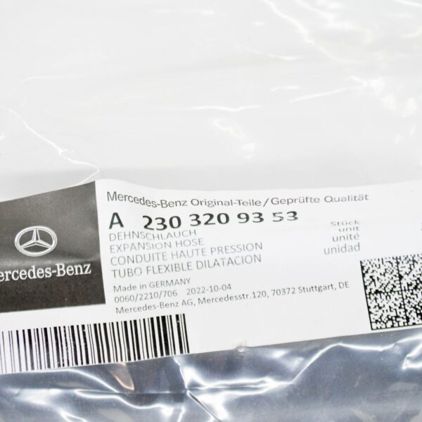 NEW MERCEDES-BENZ SL R230 PUMP TO SEPARATION POINT HOSE A2303209353 ORIGINAL - Image 6