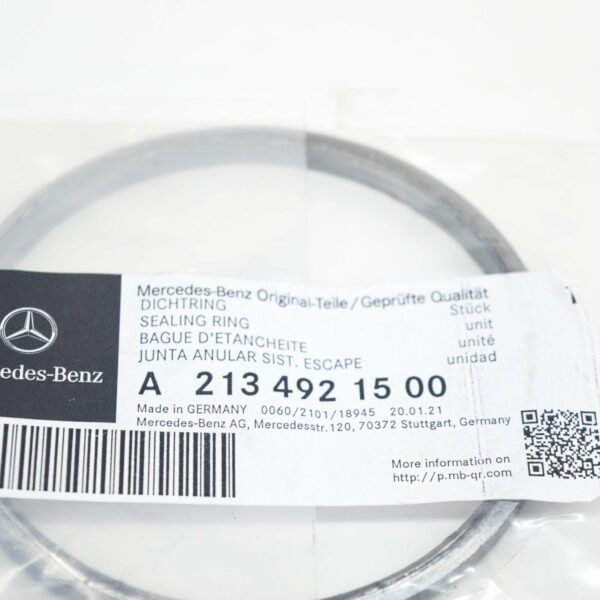 NEW MERCEDES-BENZ E W213 EXHAUST SYSTEM PIPE FIXING O-RING A2134921500 ORIGINAL - Image 6